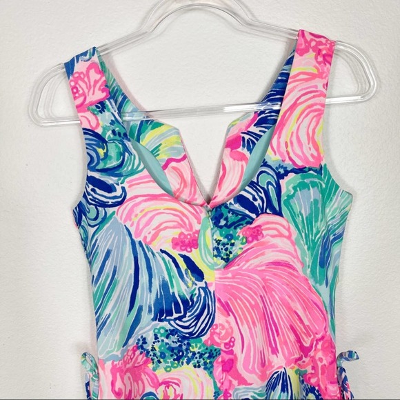 Lilly Pulitzer Donna Floral Print Romper Dress 00 - Picture 10 of 13